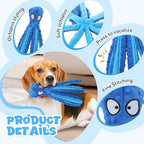 Octopus Dog Toys, No Stuffing Crinkle Dog Toys - Image 3