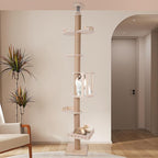 Floor to Ceiling Cat Tree, 100.4-104.3" Tall Cat Tower - Image 2