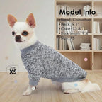 1 Pc Dog Sweaters for Small Dogs Girl Boy Winter Fleece Clothes Warm Soft Dog - Image 3