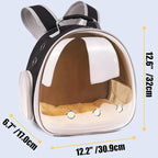 Portable Small Animal Backpack Travel Breathable Pet Carrier Bag Cages - Image 2