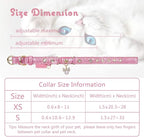 PetsHome Cat Collar, Dog Collar, PU Leather Adjustable Pet Collar - Image 6