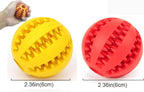 Sunglow 2 Pack Dog Toy Ball，Nontoxic Bite Resistant Teething Toys Balls - Image 2