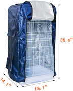 QBLEEV Bird Cage Covers, Large Birdcage Cover, Warm Windproof Waterproof Shell - Image 2