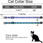 Christmas Cat Collar, Cotton 2 Pack Cat Collar - Image 3