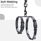 PUPTECK Adjustable Cat Harness and Leash Set Escape Proof Kitten Strap Collar - Image 4