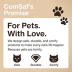 ComSaf 26.4" Large Cat Scratcher Bed, Cat Scratching Board, Durable Cardboard - Image 9
