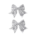 3-inch Sequined Bow Hair Clips For Baby Girls, Kids and Young Women Birthday by Koolgil