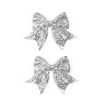 3-inch Sequined Bow Hair Clips For Baby Girls, Kids and Young Women Birthday by Koolgil