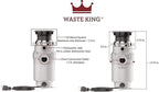Waste King Garbage Disposal for Kitchen Sink - Image 3