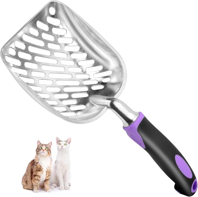 Cat Litter Scoop-Metal Cat Scooper-Long Handle Scoop, Cat Scooper-Poop by Apidgrowth