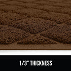 GORILLA GRIP Cat Litter Box Mat, Water Resistant, US Designed Kitty Litter - Image 9
