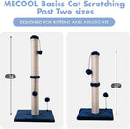 MECOOL 34“ Tall Cat Scratching Post Premium Basics Kitten Scratcher Sisal - Image 6