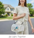 Hands Free Small Pet Cage with Breathable Mesh Windows Parrot Backpack - Image 8