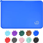 Silicone Waterproof Dog Cat Pet Feeding Mats, Non Slip, Easy Clean Pet Dog Cat by Juqiboom