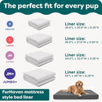 Furhaven Dog Bed Liner Water-Resistant Foam Mattress Protector Cover - Image 6