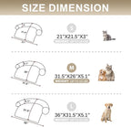 Tinaco Calming Dogs/Cats Bed Mats, Dog Pad Washable Removable Couch Cover - Image 2