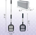 PINVNBY Cat Litter Scooper, Long Handle Litter Sifter Scoop - Image 4