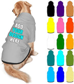 Customized Dog Hoodie with Name Logo Personalized Text Soft & Warm by Mynvzrk
