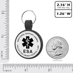 ESA Dog Tag, QR Code Dog Tag, Modifiable Free Pet Online Profile, Scannable QR - Image 4