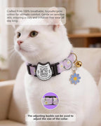 Cute Floral Breakaway Cat Collar - Image 3