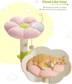 Flower Cat Tree 47.2" Multi-Level Cat Tower - Image 4