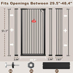 Fairy Baby 51.18" Extra Tall Pet Gate - Image 2