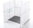 MEEXPAWS Cat Litter Box Enclosure Splash Guard XXL 27.9L × 27.9W x 31.5H inch by PETPRODUCTS
