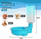 VANNON 16oz Pet Water Bottle, Gravity Dog Water Bowl Dispenser - Image 6