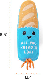 Catstages Loaf Kicker Toy with Catnip and Dental Mesh, Bread Shape, Plush and - Image 8