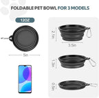 Dog Bowl Collapsible, 2 Pack Portable Foldable Travel Water Bowl Food Dishes - Image 3