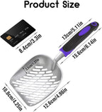 Cat Litter Scoop -Metal Cat Litter Scoop-Upgrade Sturdy Mesh Scooper - Image 2
