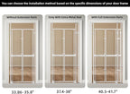 74.80-98.43'' Extra Tall Cat Gate, Adjustable 33.86 and 41.7" Wide, Transparent - Image 8