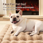 Self-Warming Cat Bed, Plush Faux Fur Pet Bed Mat - Image 4