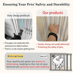 Lumizone Extra Tall Pet Gate 55.12" High Pressure Mounted 46.65"-50.78" Extra - Image 3
