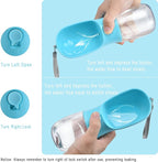Dog Water Bottle with Food Container, Travel Puppy Water Bowl, Portable Pet - Image 4