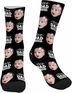 MyPupSocks Custom Personalized Photo Pet Face Socks, Cat and Dog Tracks Paws - Image 3