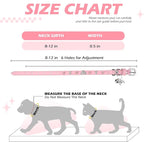 EXPAWLORER Cat Collar for Girl Boy Cats- Adjustable Leather Pet Collar - Image 2