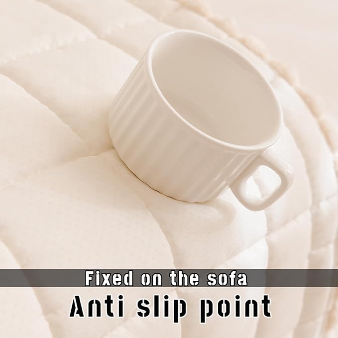Sofa Cover Fuzzy Couch Cover for Pet, Couch Covers for Dogs Washable Non-Slip - Image 6