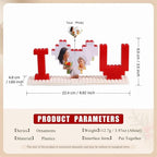 NAZENTI Personalised I Love You Building Bricks - Image 3