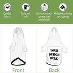 Dog Clothes, Custom Dog Hooded Sweatshirt, Personalized Pet Costume Robe Shirt - Image 4