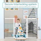 Fairy Baby 38" Extra Tall Baby Gate, 29.5"-40.5" Extra Wide Pet Gate - Image 6