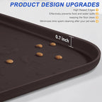 Silicone Pet Feeding Mat with Raised Edge - Image 4