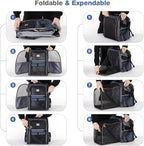 Lekebobor Large Cat Backpack Carrier Expandable Pet Carrier Backpack - Image 7