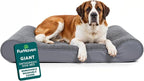 FurHaven Orthopedic Dog Bed for Large Dogs, Luxe Lounger Contour Mattress by FurHaven