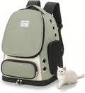 Cat Backpack Carrier, TSA Airline Approved Pet Travel Bag by GixDix