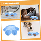 Toyvian Multi-Grid Floral Pet Feeding Bowl - Image 8