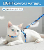 Halypet Cat Harness and Leash Set, Escape Proof Cat Harness, Safe Kitten Harness - Image 8