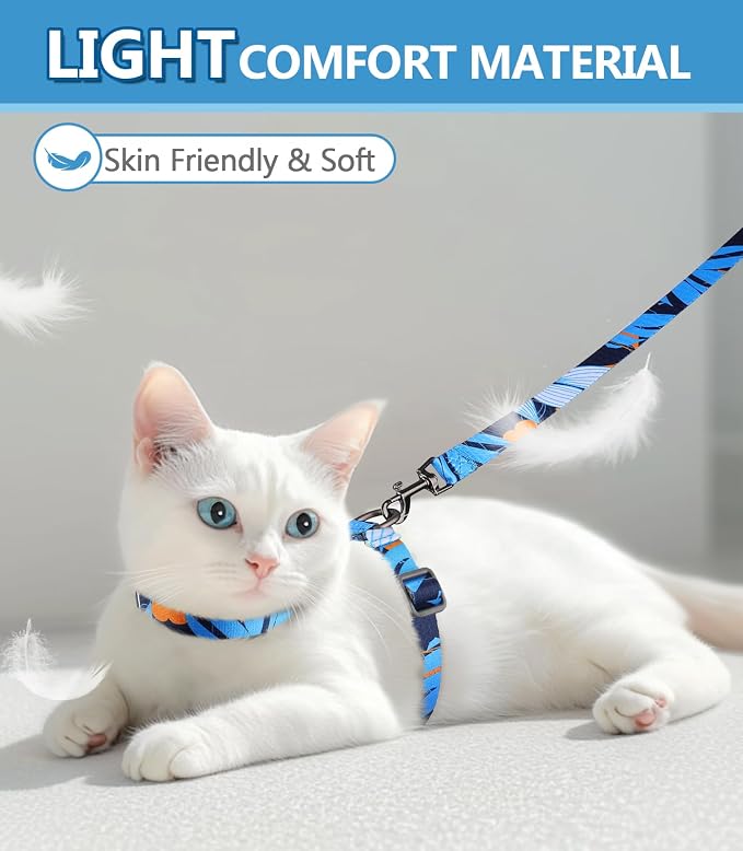 Halypet Cat Harness and Leash Set, Escape Proof Cat Harness, Safe Kitten Harness - Image 8