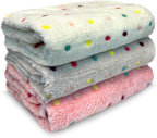 Dog Blankets for Small Medium Dogs Washable, 3 Pack Pet Blanket Washable 30" x by NXDZI