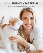 Cat Collar with Bell, Stretch Elastic Quick Release, Non Breakaway Lightweight - Image 6